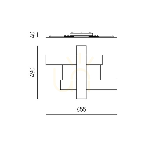 Kontrollera DOHA P/P FDOPB1 Taklampa, vit, Gea Luce