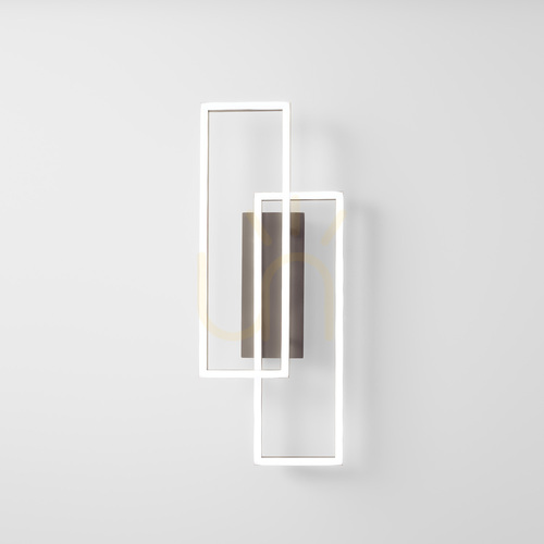 Kontrollera DYANA A FDYAT1 vägglampa, titan, Gea Luce