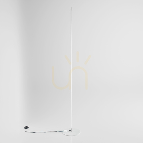 Kontrollera EBONY P/T FEBPIB golvlampa, vit, Gea Luce