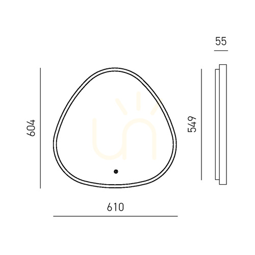 Kontrollera ECARIS A/P FECAB1 vägglampa, vit, Gea Luce