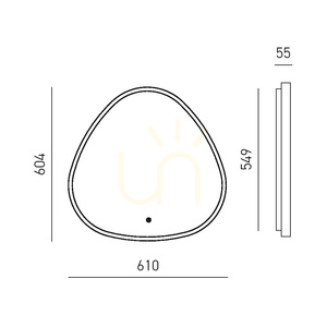 ECARIS A/P FECAP1 Peach vägglampa från Gea Luce small 1