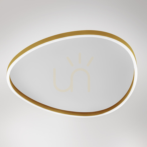Kontrollera ECARIS P/G FECPO3 taklampa, guld, Gea Luce