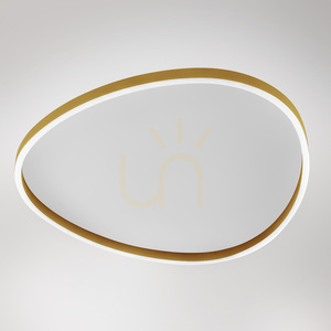 ECARIS P/G FECPO3 taklampa, guld, Gea Luce small 0