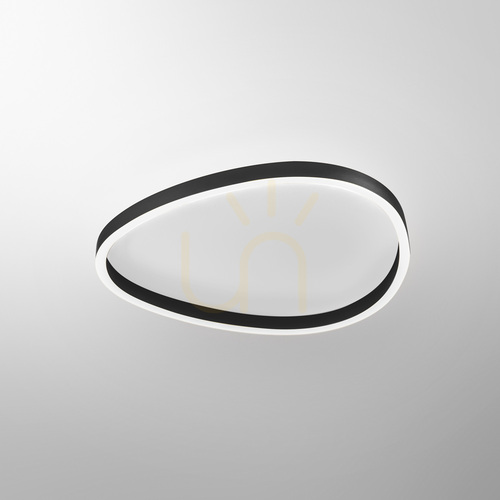 Kontrollera ECARIS P/M FECPN2 taklampa, svart, Gea Luce