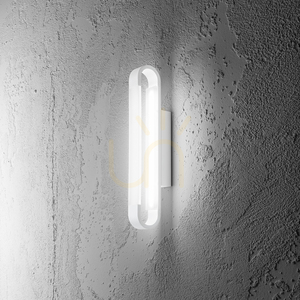 GAP470C Vit vägglampa från Gea Luce, IP44 small 1