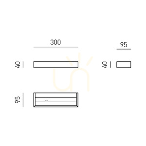 GAP550 vit vägglampa från Gea Luce small 1