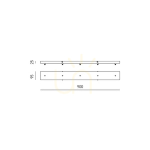 GSOB21 Svart takrosett från Gea Luce small 1