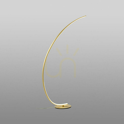 Kontrollera IOLE P/T FIOPIO golvlampa, guld, Gea Luce