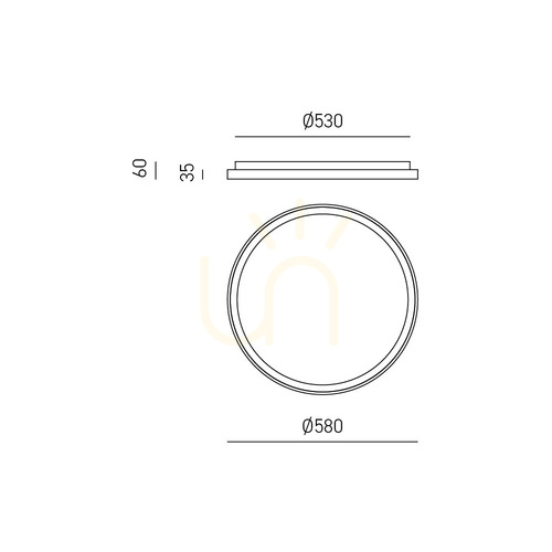 Kontrollera KRIZIA P/G 3000K FKRPO3 Taklampa, guld, Gea Luce