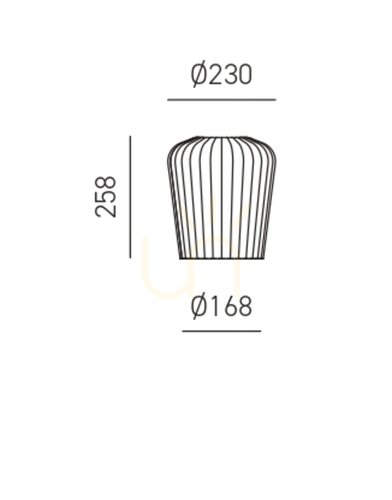 Kontrollera NUMA V/P FNUVA1 taklampa, rökfärgad transparent, Gea Luce