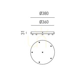 OFELIA MINI B T/6 FOFBB6 Vit Gea Luce takrosett small 1