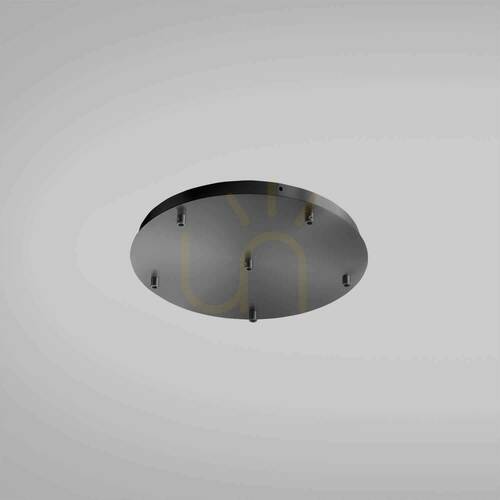 Kontrollera OFELIA MINI B T/6 FOFBN6 Svart takrosett från Gea Luce
