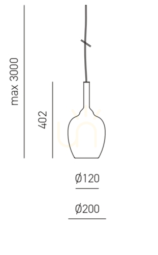 Kontrollera OFELIA S/10 FOFSC10 taklampa, spegelkrom, Gea Luce