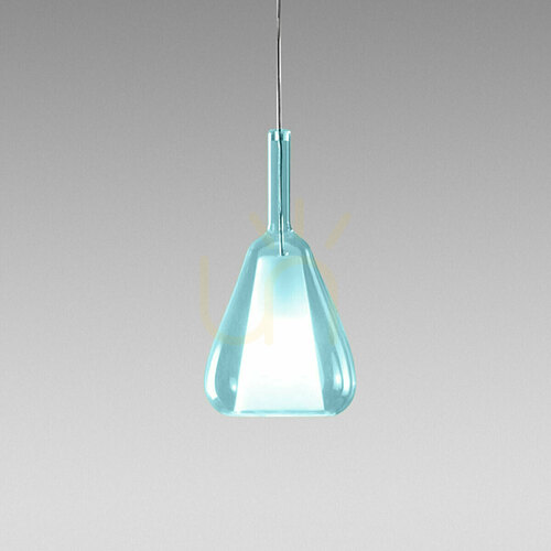 Kontrollera OFELIA S/11 FOFSB11 taklampa, transparentblå, Gea Luce