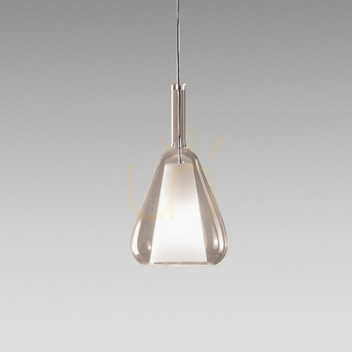 Kontrollera OFELIA S/11 FOFSA11 taklampa, rökfärgad transparent, Gea Luce