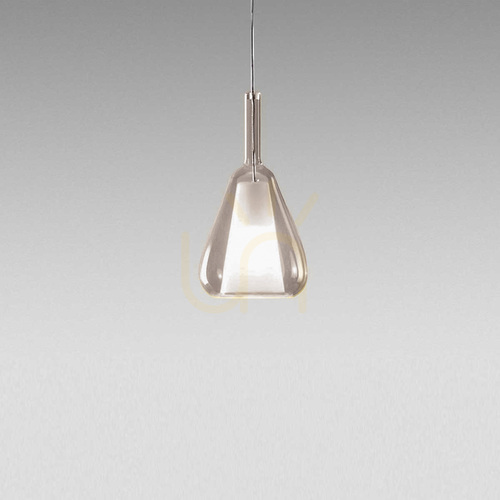 Kontrollera OFELIA S/11 MINI FOFSA11M taklampa, rökfärgad transparent, Gea Luce