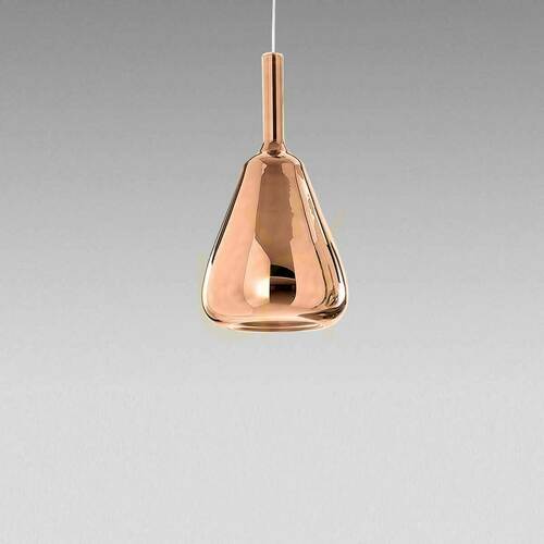 Kontrollera OFELIA S/11 MINI FOFSR11M taklampa, koppar med spegelblank yta, Gea Luce