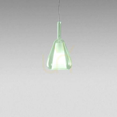 Kontrollera OFELIA S/11 MINI FOFSV11M taklampa, transparentgrön, Gea Luce