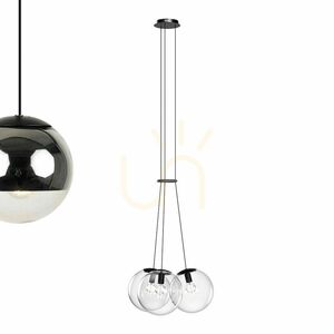 Ljuskrona s.luce Orb i rökglas, 3 ljuspunkter, E27, Ø 30 cm small 8