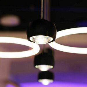 LED-pendellampa s.luce Beam svart 120 cm, 2 ljuspunkter, dimbar 3 LED-pendellampa s.luce Beam svart 120 cm, 2 ljuspunkter, dimbar small 3