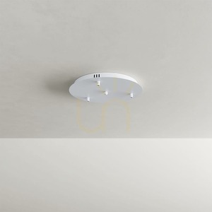 Ljuskrona s.luce Echos, 3 ljuspunkter, transparent glas, skärmar Ø 25 cm 9 Ljuskrona s.luce Echos, 3 ljuspunkter, transparent glas, skärmar Ø 25 cm small 9