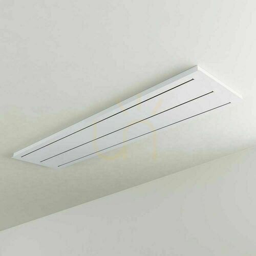 Kontrollera Pendellampa s.luce Velo med 8 ljuspunkter i klart glas, 200 cm