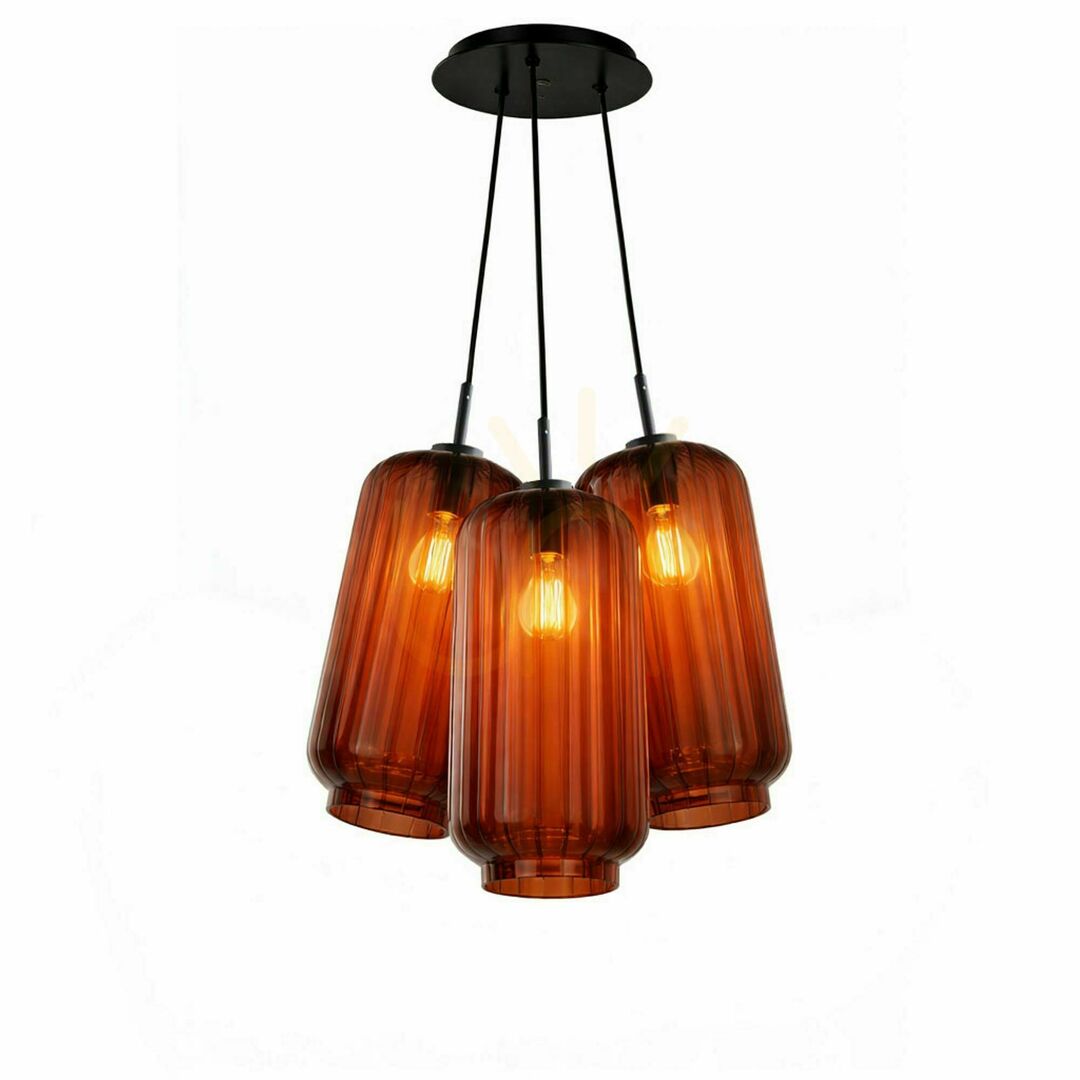 Kontrollera Pendellampa s.luce Velo Cluster, 3 ljuspunkter, flerfärgat glas, Ø 18 cm Pendellampa s.luce Velo Cluster, 3 ljuspunkter, flerfärgat glas, Ø 18 cm