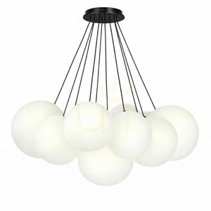 Ljuskrona s.luce Orb Cluster med 13 ljuspunkter, transparent glas, E27 small 7