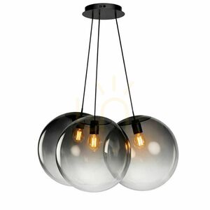 Pendellampa s.luce Orb Cluster med 3 glaskupor, koppar, 3 × Ø40 cm small 7