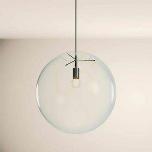 Pendellampa s.luce Orb Cluster med 3 ljuspunkter, vitt glas, Ø 50 cm, E27 small 12