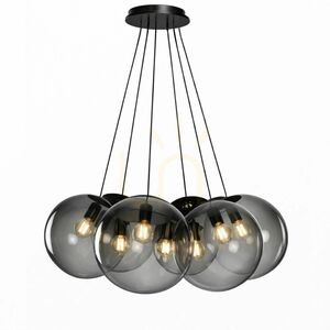 Ljuskrona s.luce Orb Cluster med 7 ljuspunkter i rökfärgat glas, Ø 40 cm 7 Ljuskrona s.luce Orb Cluster med 7 ljuspunkter i rökfärgat glas, Ø 40 cm small 7