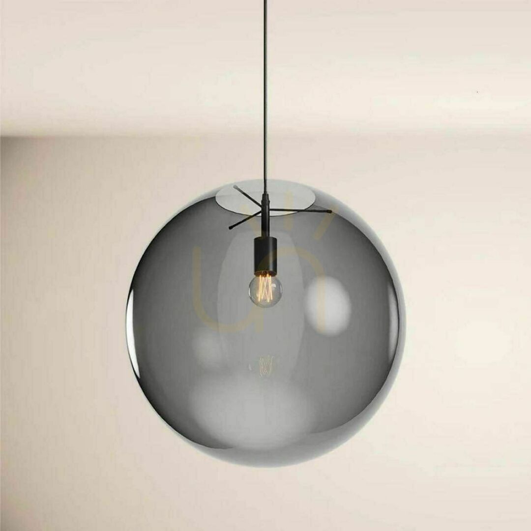 Utsikt Ljuskrona s.luce Orb Cluster, 7 ljuspunkter, rökfärgat glas, Ø 50 cm Ljuskrona s.luce Orb Cluster, 7 ljuspunkter, rökfärgat glas, Ø 50 cm