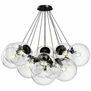 Ljuskrona s.luce Orb Cluster i glas, guldfärgad, 13 ljuspunkter, Ø 30 cm 14 Ljuskrona s.luce Orb Cluster i glas, guldfärgad, 13 ljuspunkter, Ø 30 cm small 14