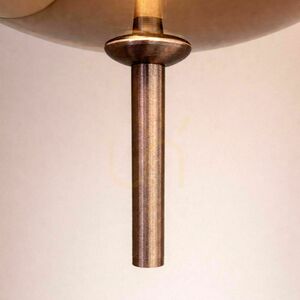 LED-pendellampa s.luce Mira i brunt glas, Ø 40 cm, 5 W, 3000 K small 3