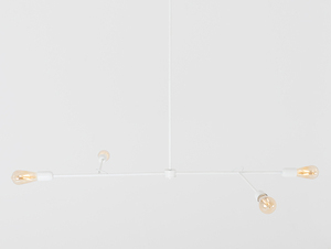 TRISO 4 hängande lampa - vit small 3