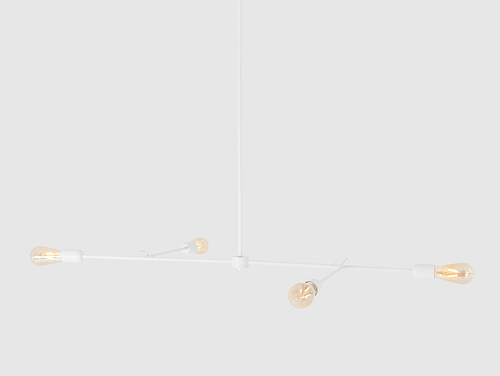Kontrollera TRISO 4 hängande lampa - vit