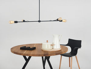 TRISO 4 hängande lampa - svart small 1