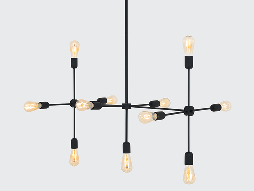 Kontrollera TRISO 11 hängande lampa - svart