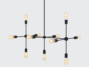 TRISO 11 hängande lampa - svart small 0
