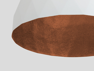CustomForm LEONARD M pendellampa, vit med kopparfärgad insida, 35 cm, E27 small 4
