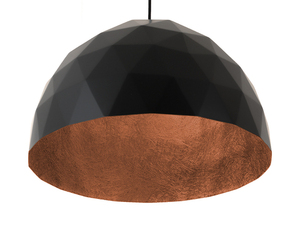 Hängande lampa LEONARD L - koppar-svart small 4