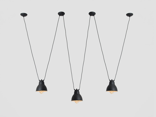 Kontrollera COBEN HANGMAN 3 hängande lampa - svart