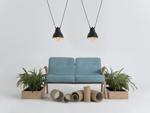 Hängande COBEN HANGMAN 2 lampa - svart small 2