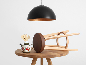 Hängande lampa LORD 50 - koppar-svart small 1