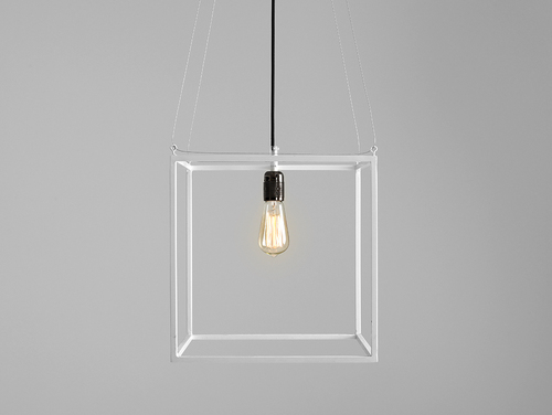 Kontrollera METRIC S pendellampa - vit