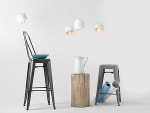 Hängande lampa POPO 4 - vit small 2