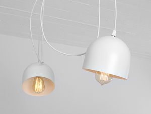 Hängande lampa POPO 4 - vit small 3