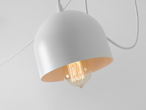 Hängande lampa POPO 4 - vit small 4