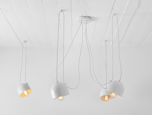 Hängande lampa POPO 4 - vit small 0