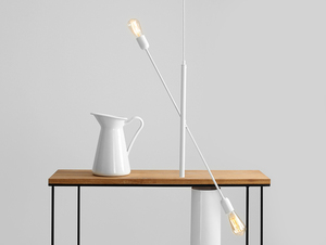 TWIGO 2 hängande lampa - vit small 1